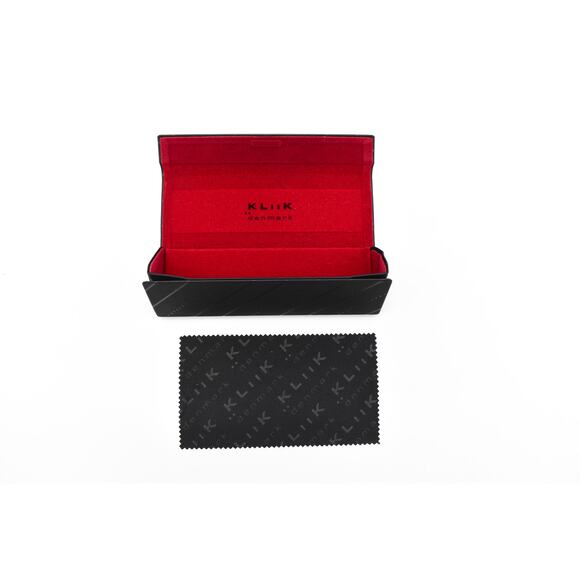 KLiiK 683 M200 49-16-135mm Black/Bronze Eyeglass FRAMES ONLY w/Case - VERY GOOD - Picture 11 of 11